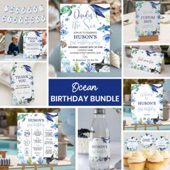 Under The Sea Birthday Set Bundle