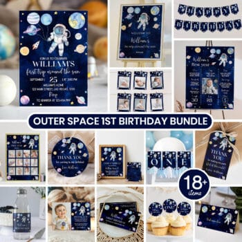 First Trip Around The Sun Birthday Party Bundle