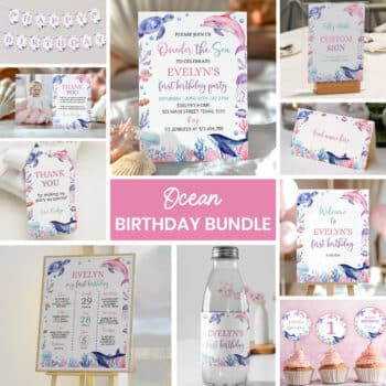 Under The Sea Birthday Set Bundle