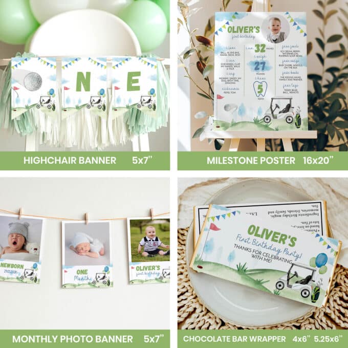 Golf Birthday Party Bundle - Image 7