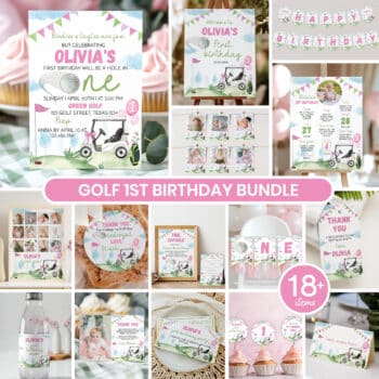 Golf Birthday Party Bundle