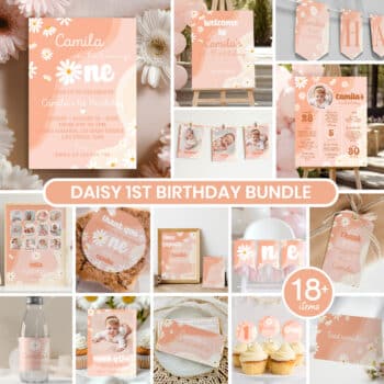 Groovy Daisy Birthday Party Bundle