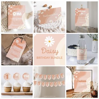 Groovy Daisy Birthday Set Bundle