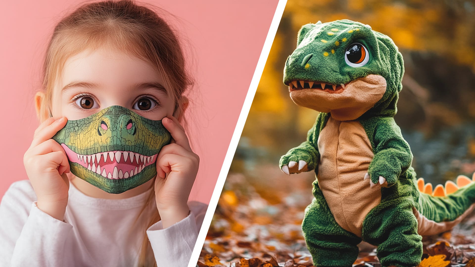 dinosaur birthday mask and costume