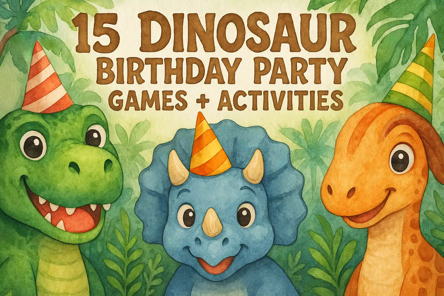 dinosaur birthday games and activity ideas