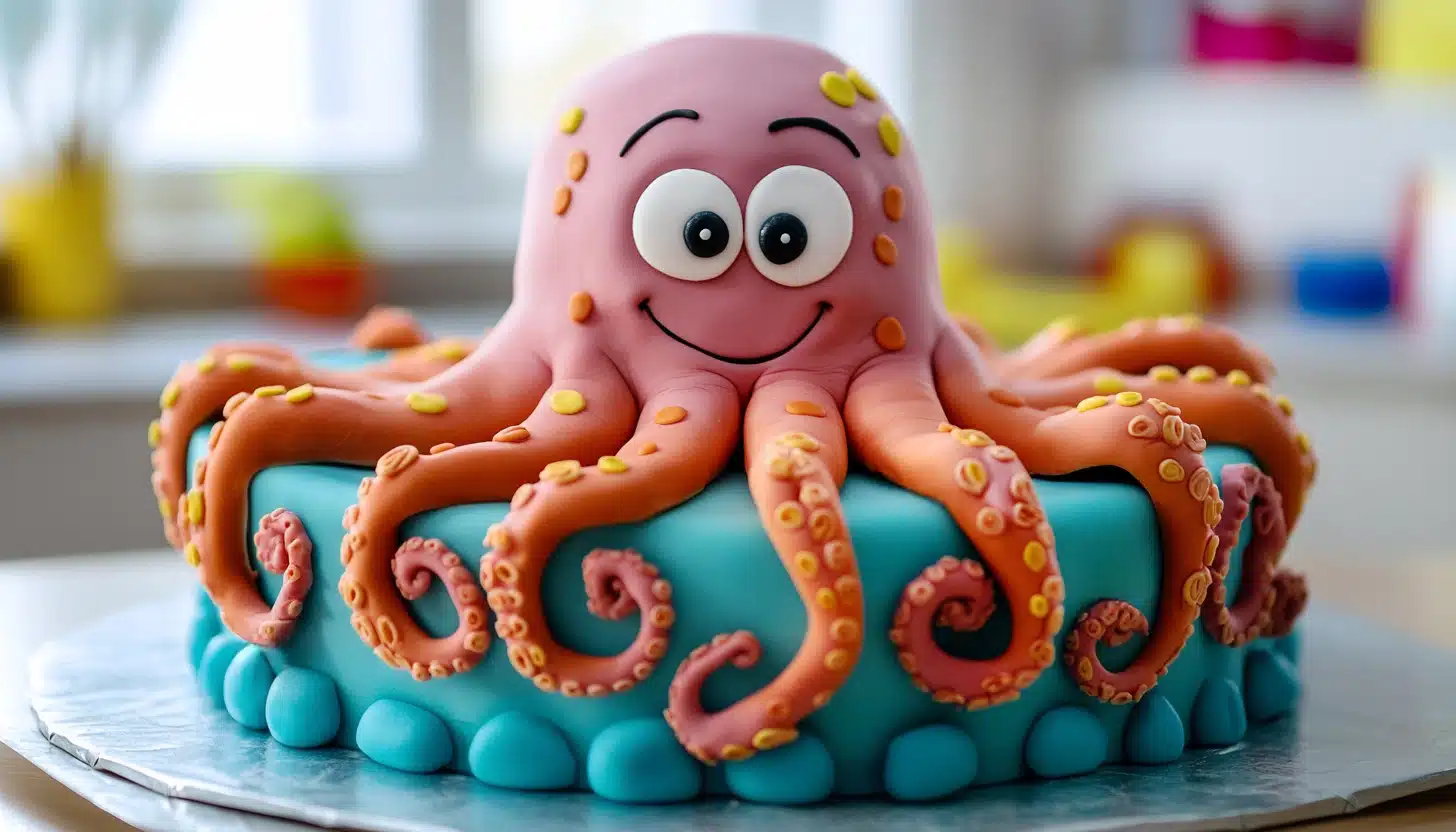 octopus under the sea birthday cake idea