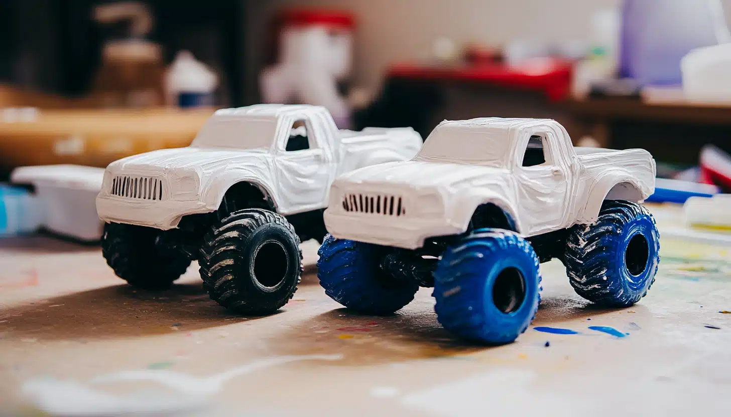 monster truck birthday party ideas paint models