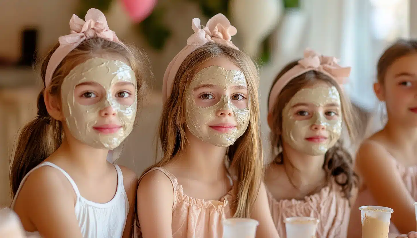 spa birthday party ideas face masks
