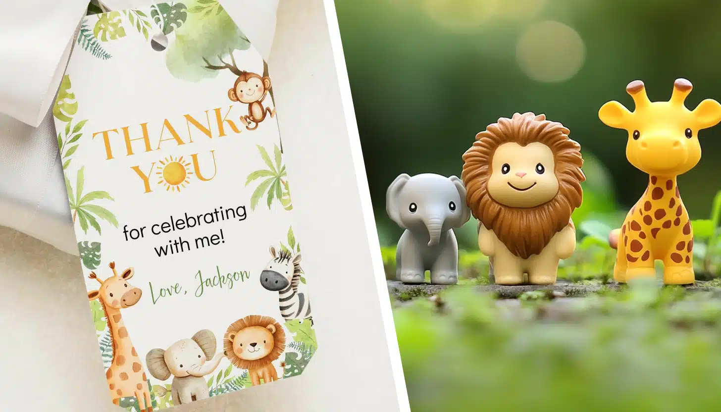 wild one birthday theme party favors