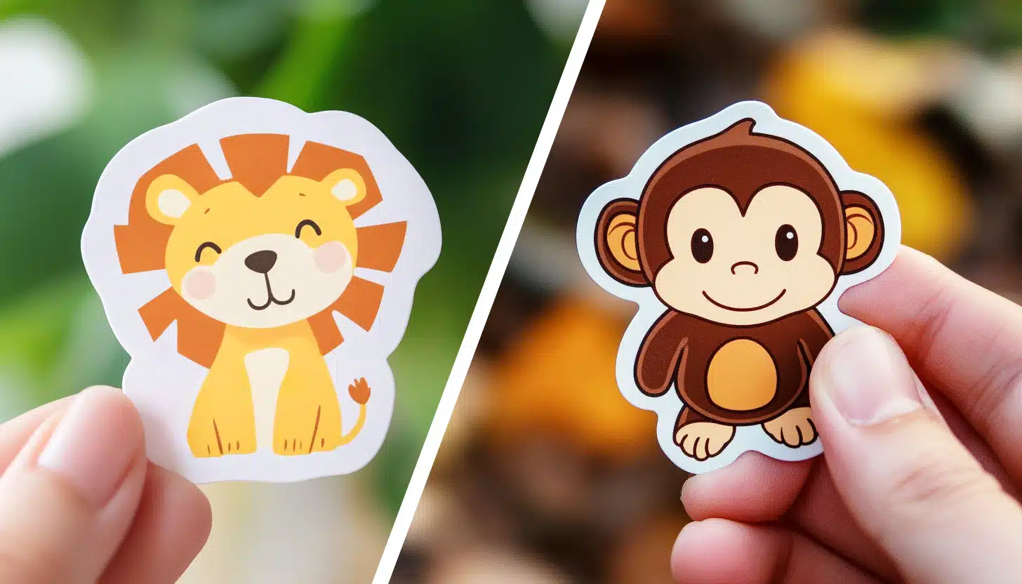 wild one birthday theme stickers