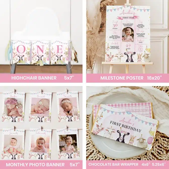 Farm Animals Birthday Party Bundle - Image 7