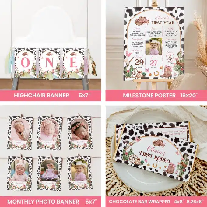First Rodeo Birthday Party Bundle - Image 7