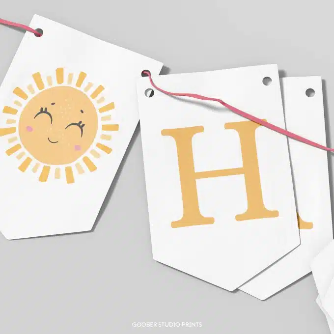 First Trip Around The Sun Birthday Banner - Image 3