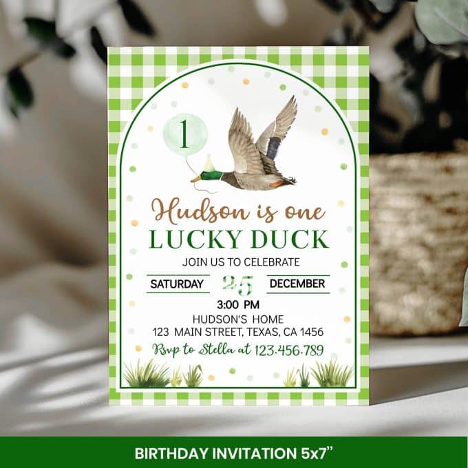 One Lucky Duck Birthday Party Bundle - Image 2