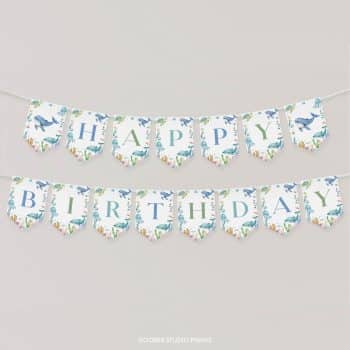 Under The Sea Birthday Banner
