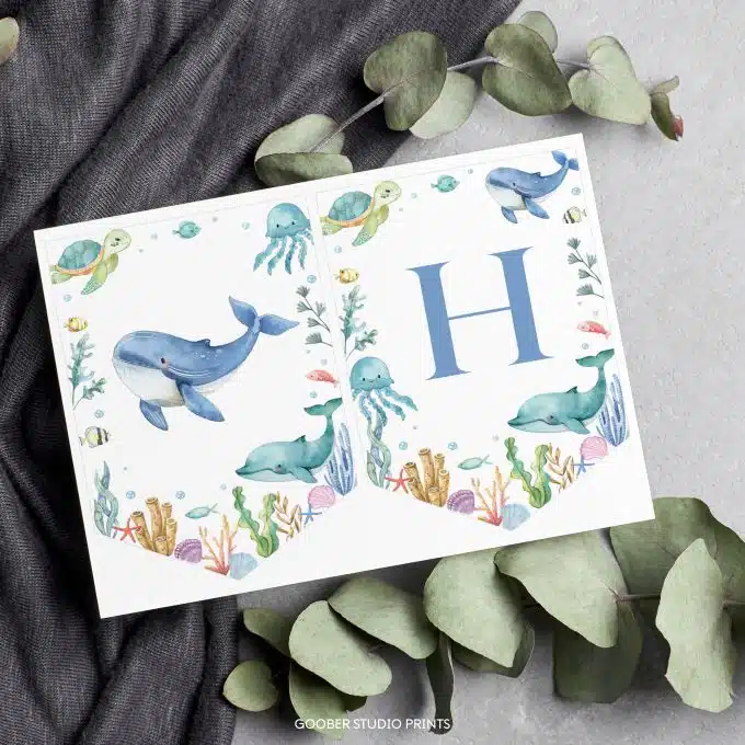 Under The Sea Birthday Banner - Image 3