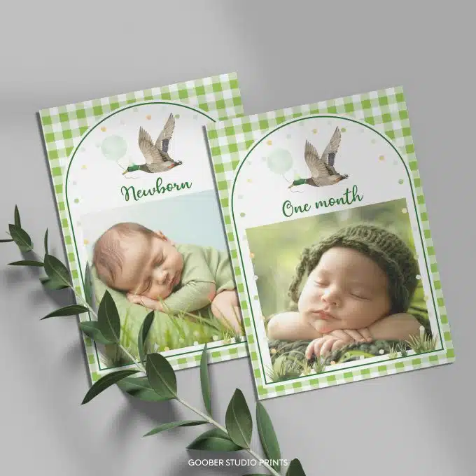 Lucky Duck Birthday Monthly Photo Banner - Image 3