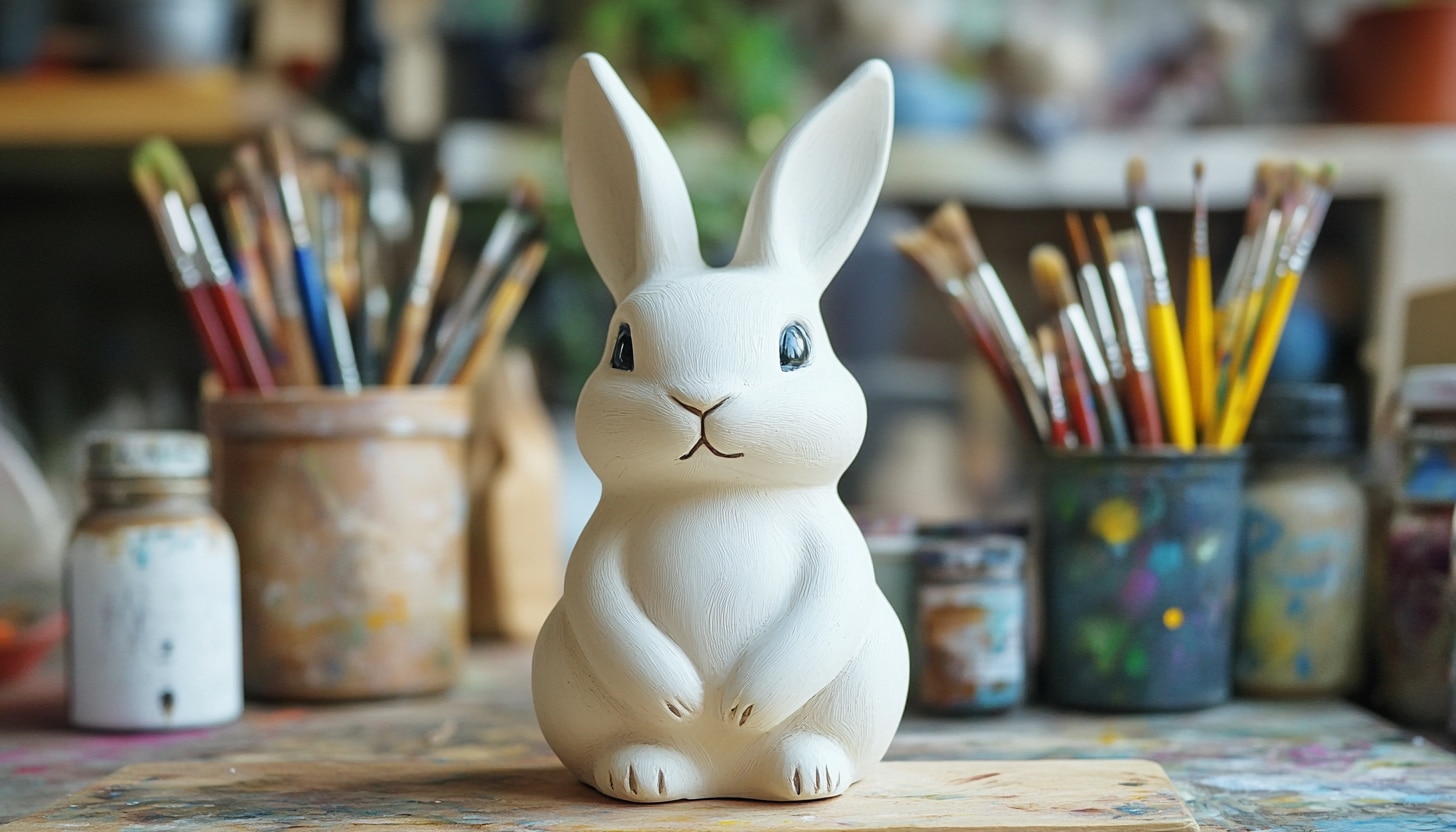 peter rabbit birthday ceramic painting
