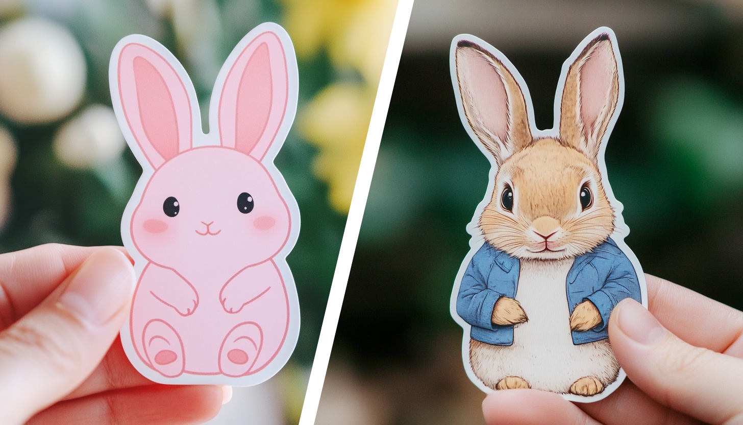 peter rabbit birthday favor stickers