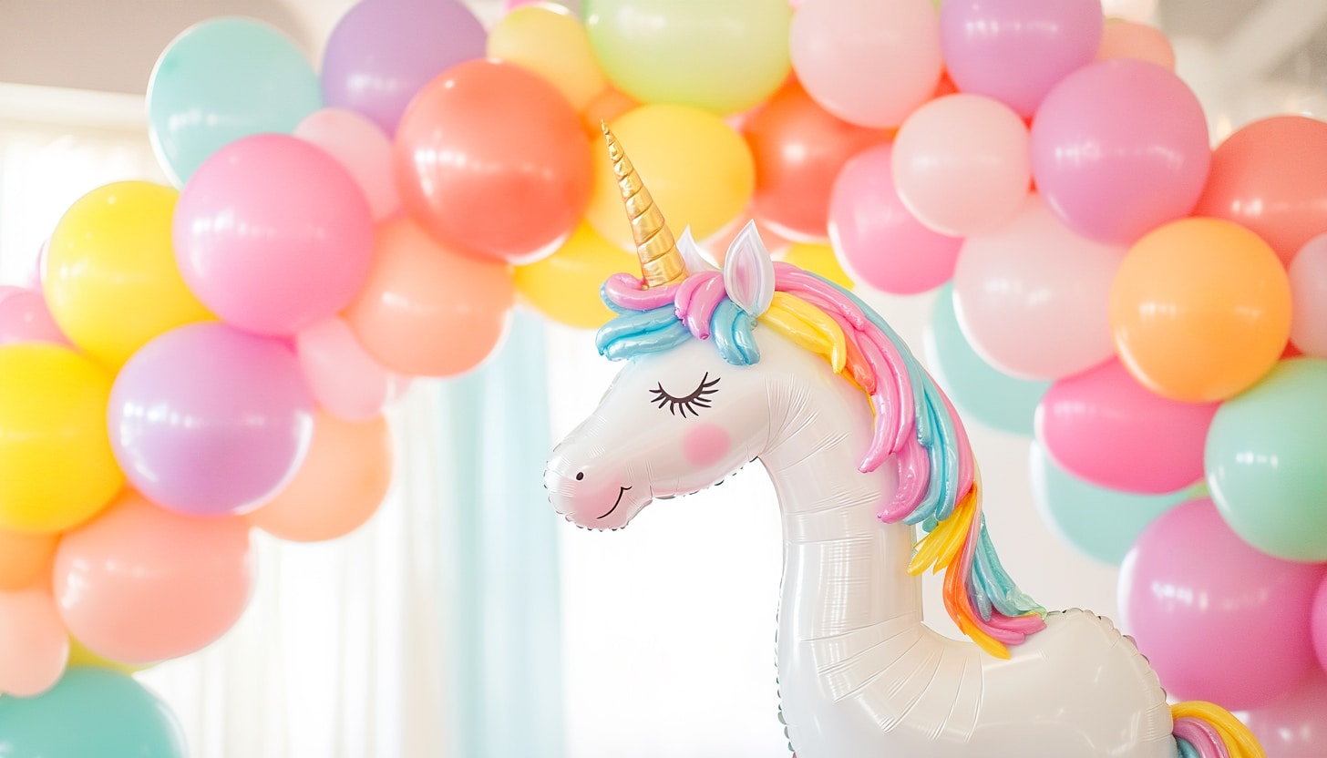 unicorn birthday balloon ideas