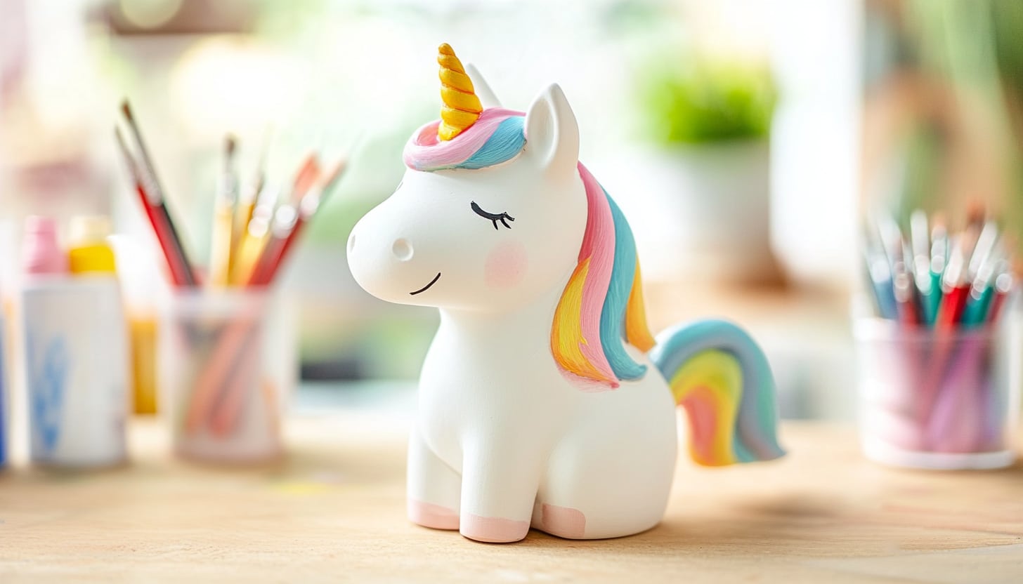 unicorn birthday party ideas ceramic unicorn