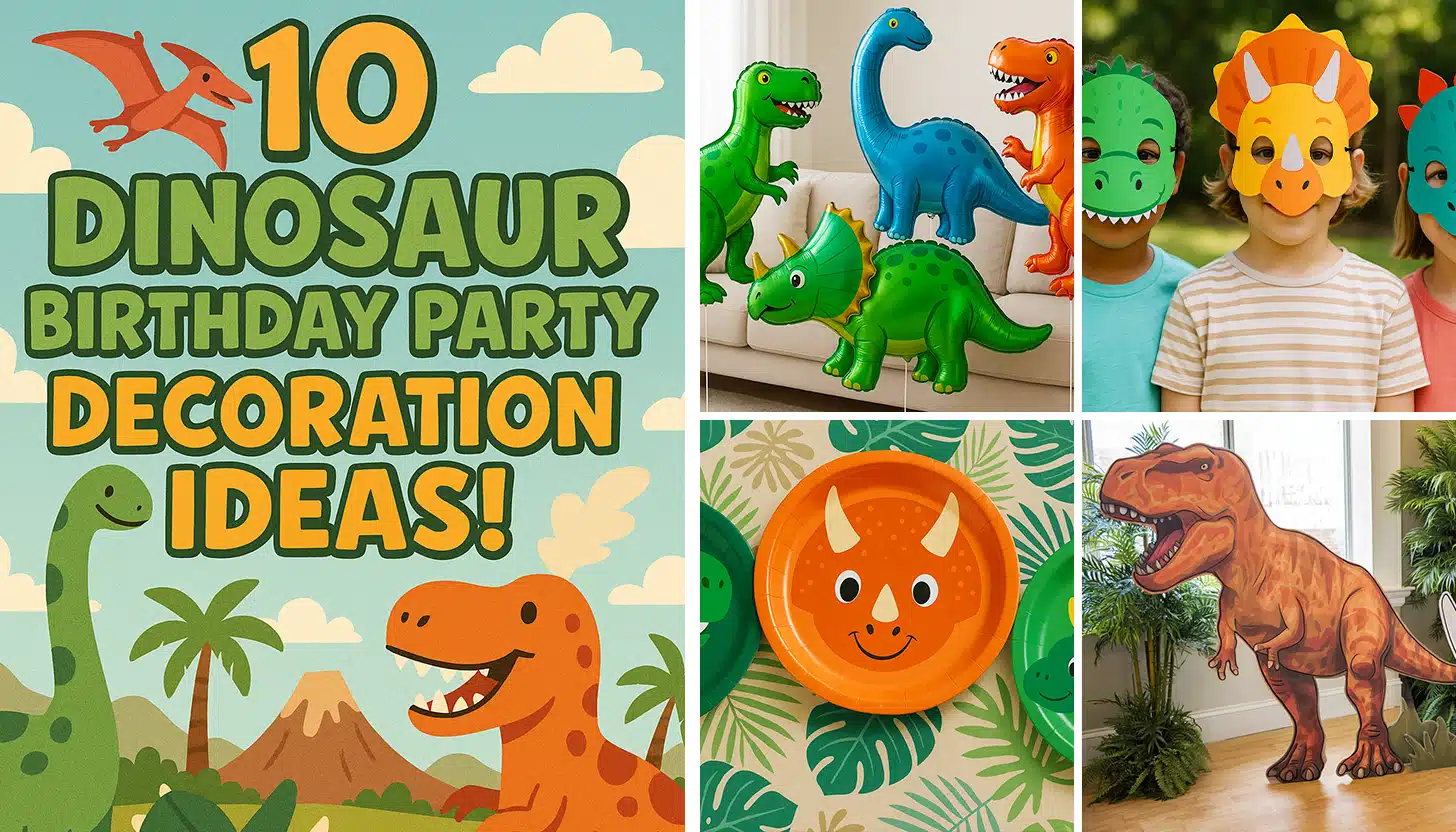 10 dinosaur birthday party decorations ideas