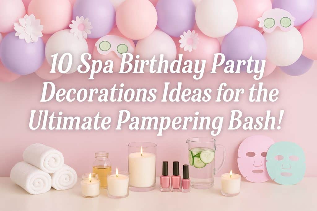 10 Spa Birthday Party Decorations Ideas for the Ultimate Pampering Bash ...