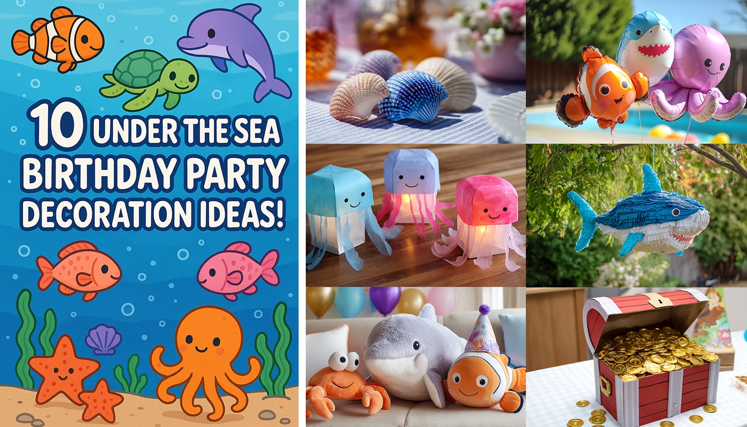 10 under the sea birthday party decoration ideas
