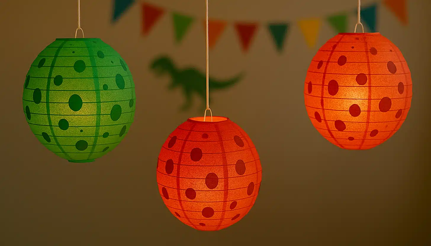 dinosaur egg lantern decorations