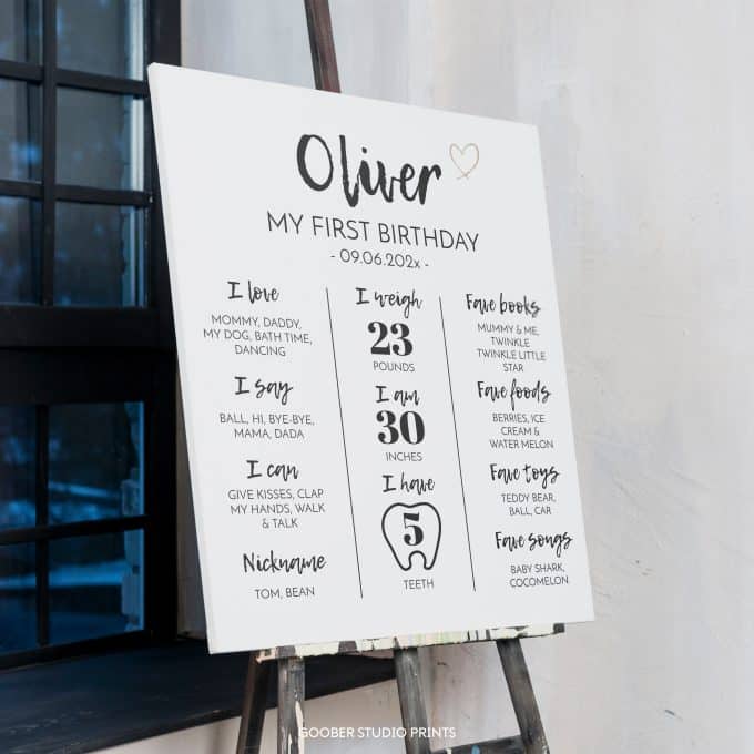 Modern Birthday Milestone Poster - Image 2