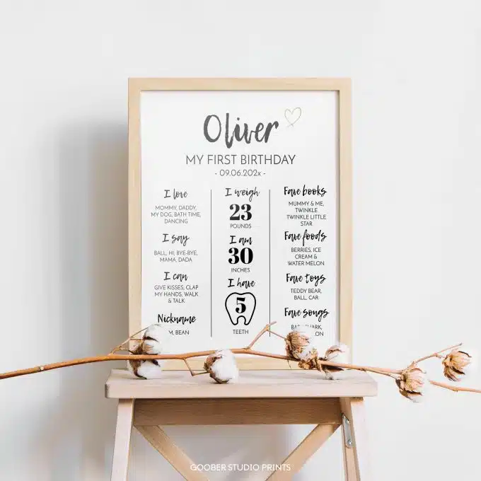 Modern Birthday Milestone Poster - Image 3