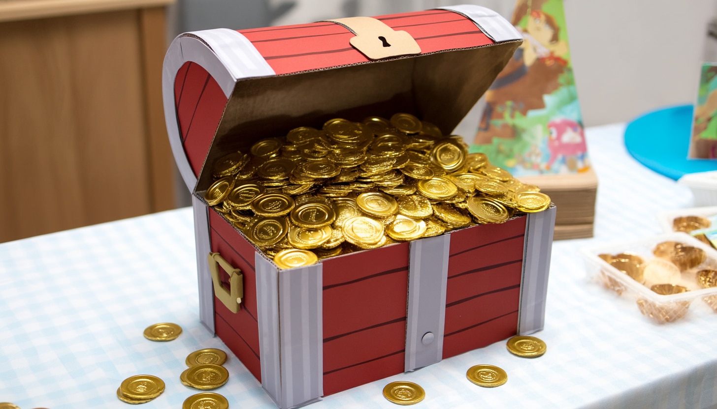 ocean birthday decoration treasure chest