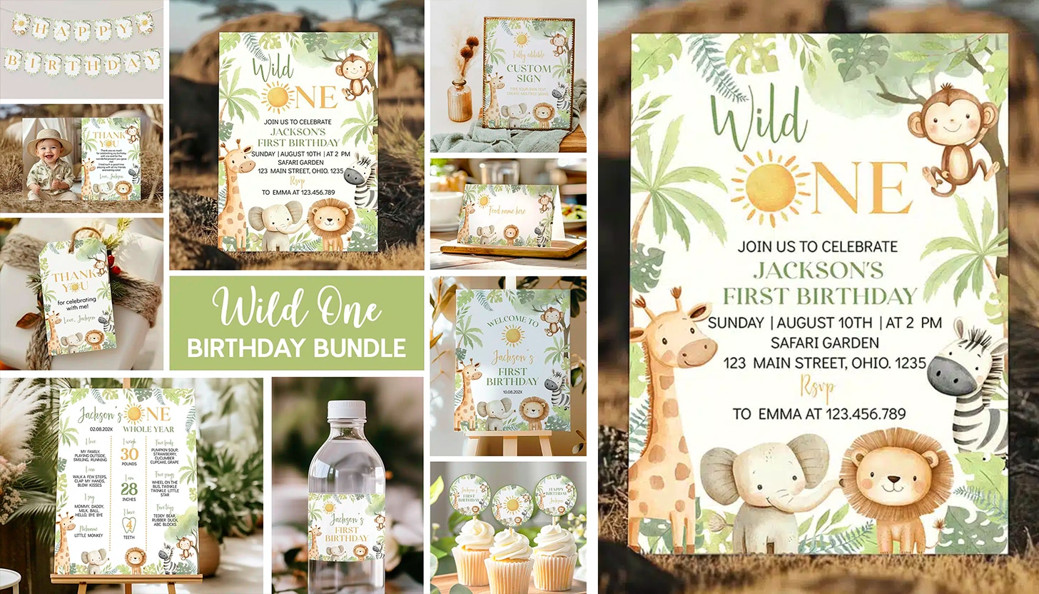 wild one birthday party decorations