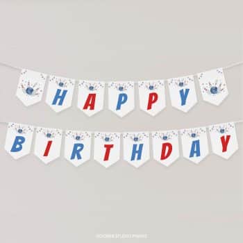 Bowling Birthday Party Banner