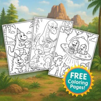 Free Printable Dinosaur Coloring Pages PDF