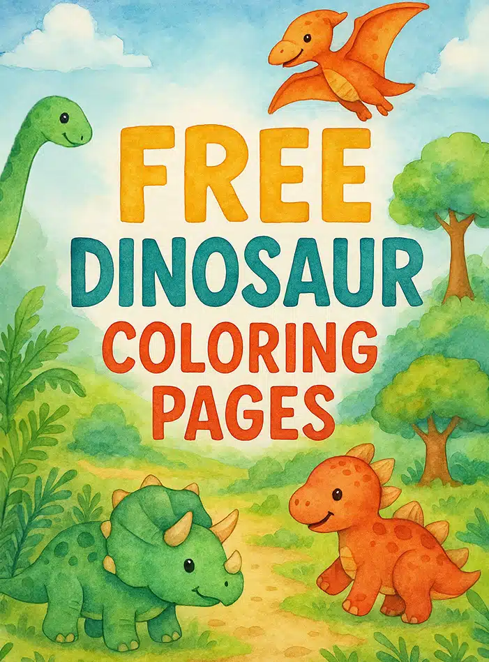 free dinosaur coloring pages pdf for kids party
