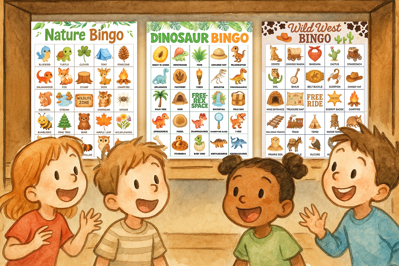 6 Printable Bingo Games for Kids That Make Party Time Extra Fun ...