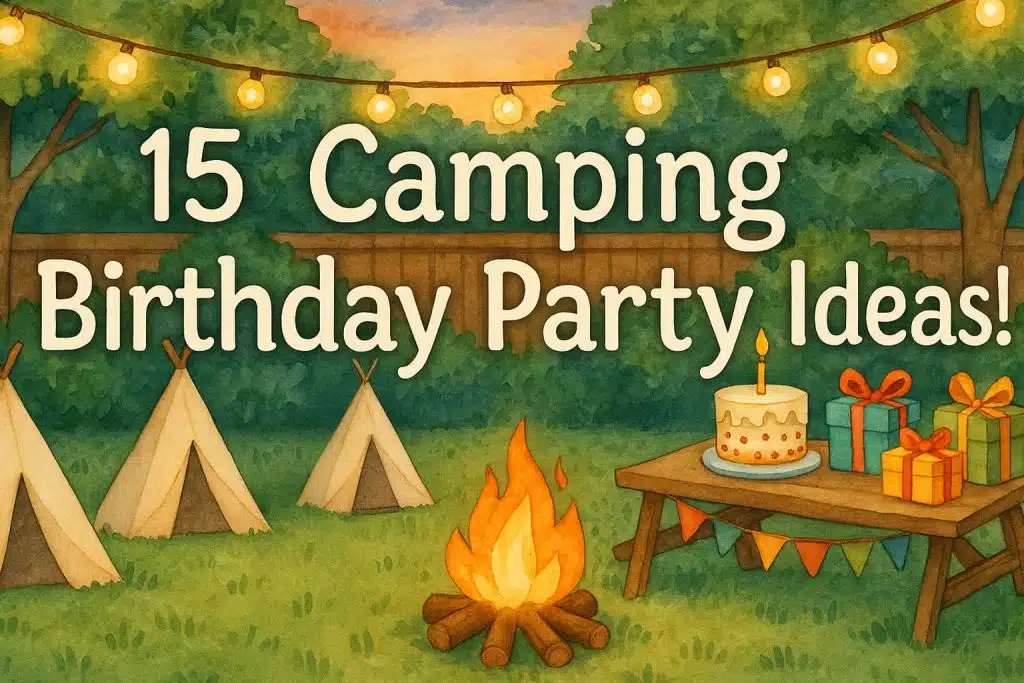camping birthday party ideas