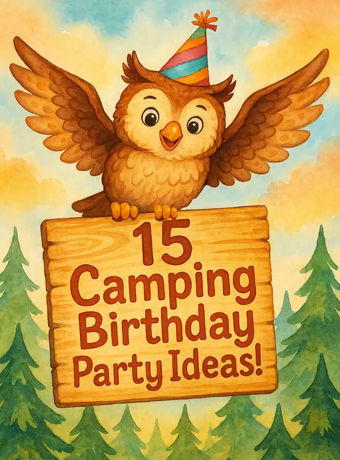 camping birthday party ideas for kids