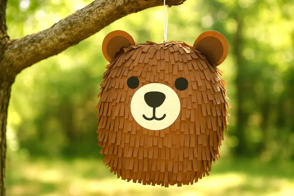camping birthday pinata