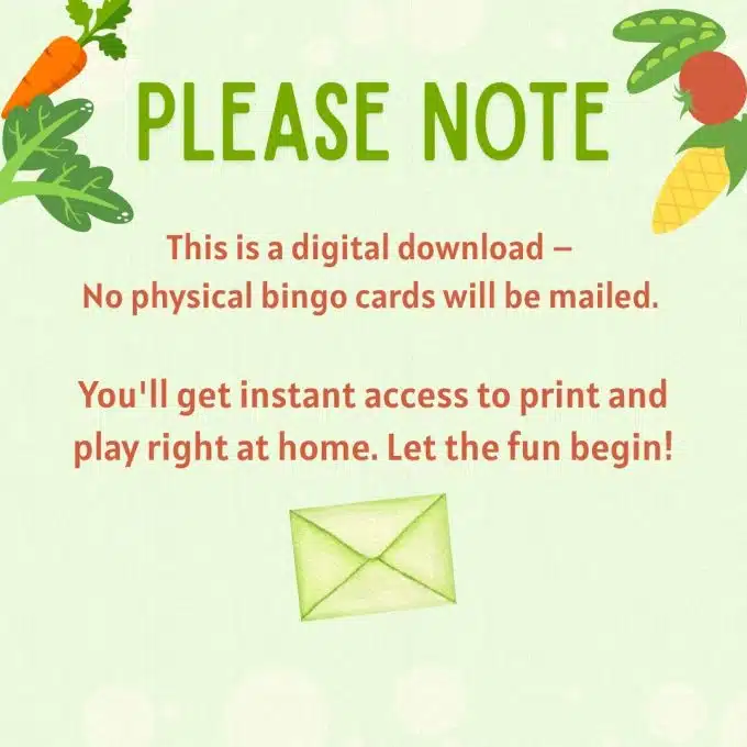 Farm Bingo Printable Party Game - Image 6