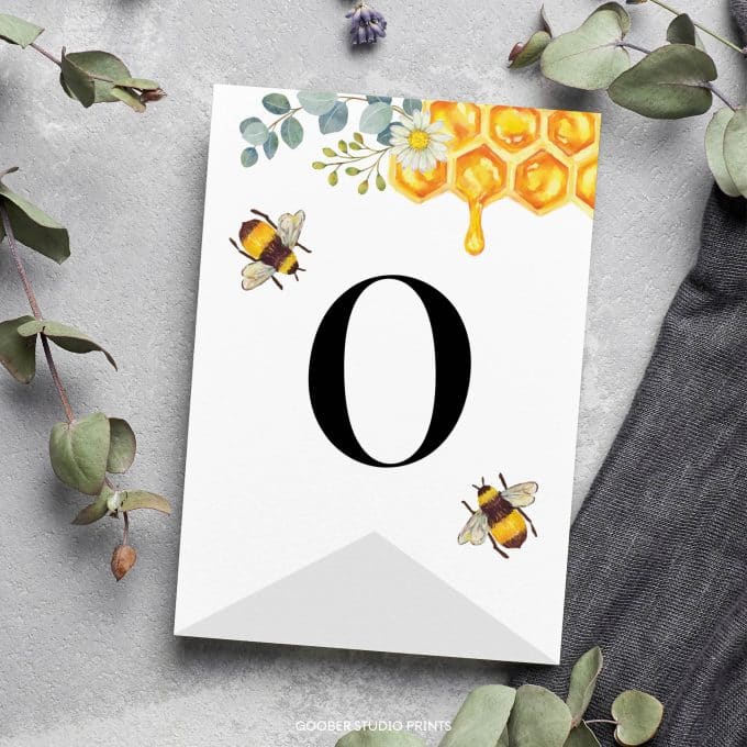 Bee Birthday Highchair Banner - Image 8