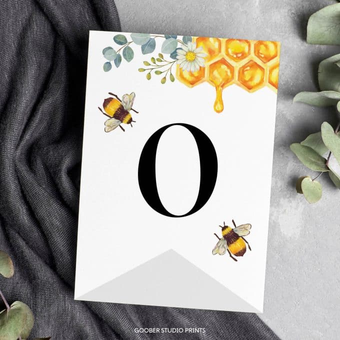 Bee Birthday Highchair Banner - Image 9