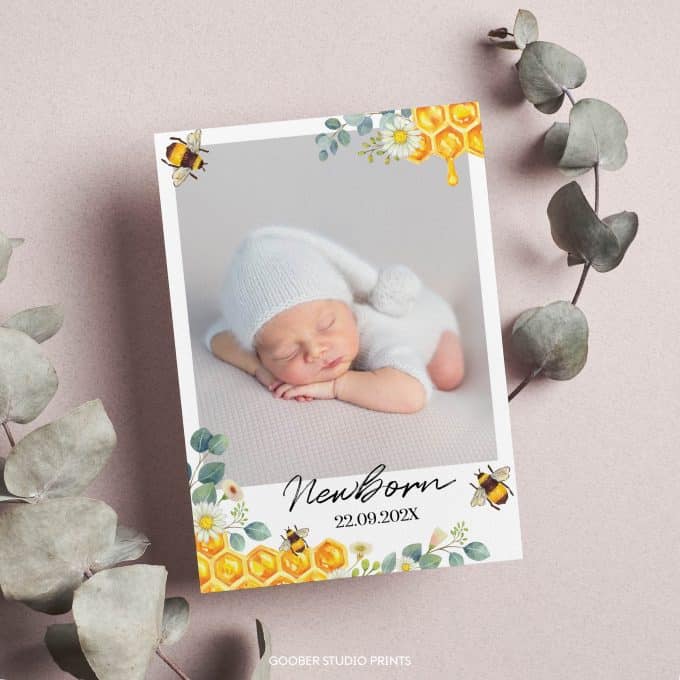 Bee Birthday Monthly Photo Banner - Image 4