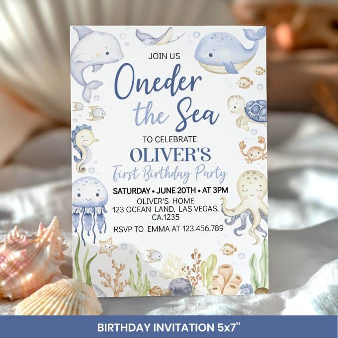 Under The Sea Birthday Party Bundle - Image 2