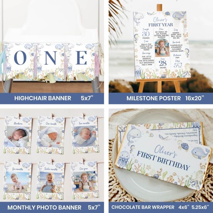 Under The Sea Birthday Party Bundle - Image 7