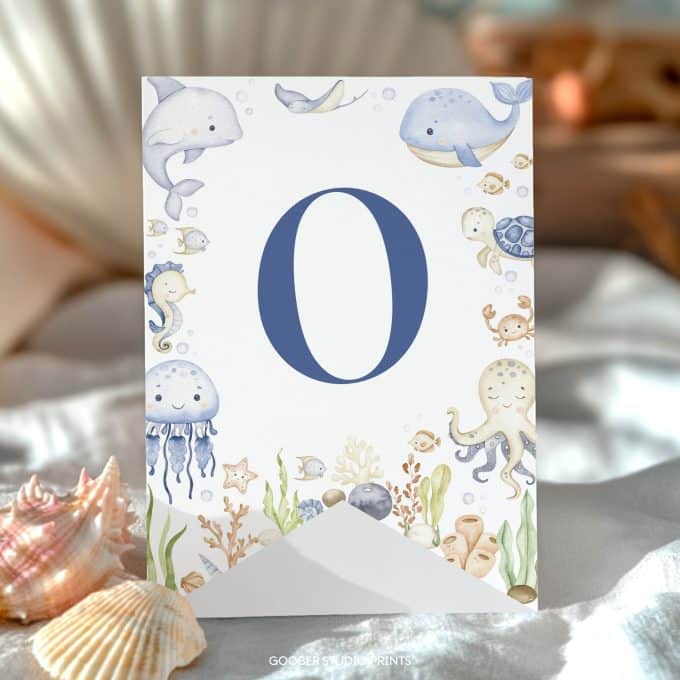 Under The Sea Birthday Highchair Banner - Image 4