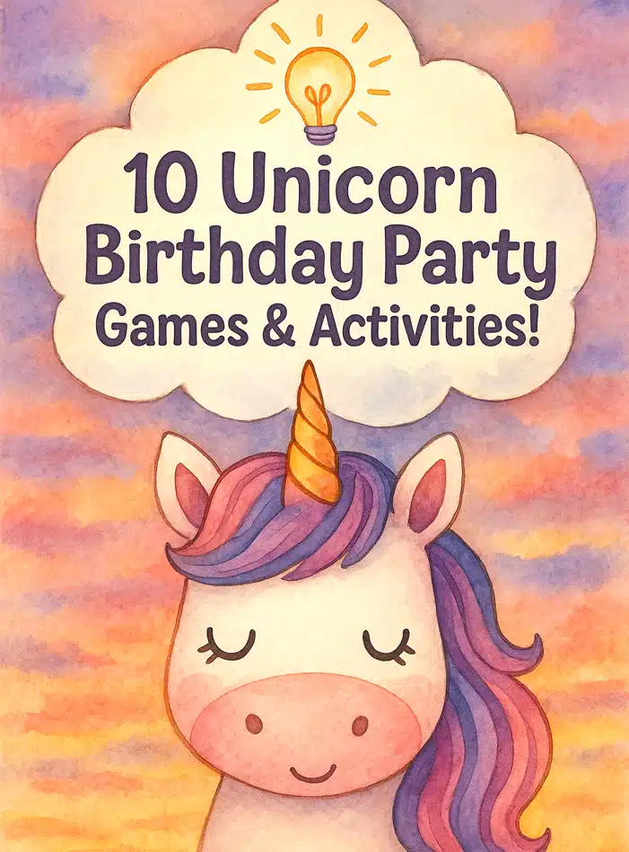 unicorn birthday party games for kids