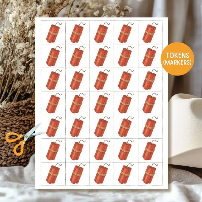 Wild West Bingo Printable Party Game - Image 4