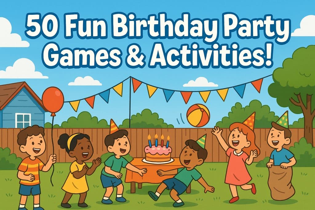 50 birthday party games and activities